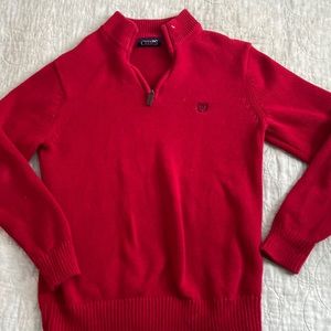 NWOT Chaps knit quarter zip